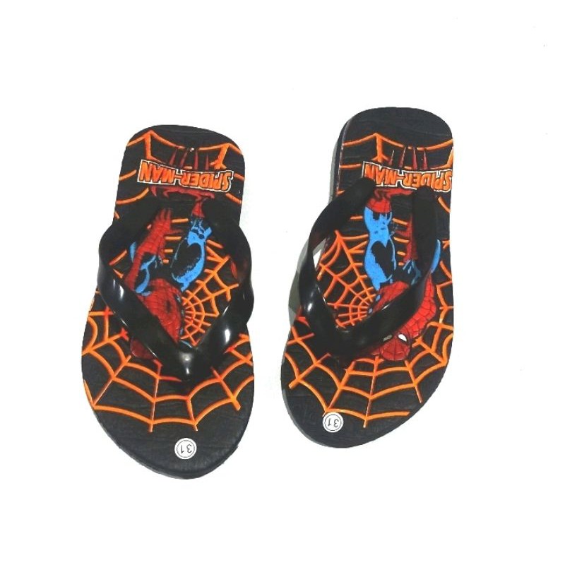 SANDAL JEPIT ANAK SPIDERMAN KERAKTER SUPER HERO SIZE 21/35