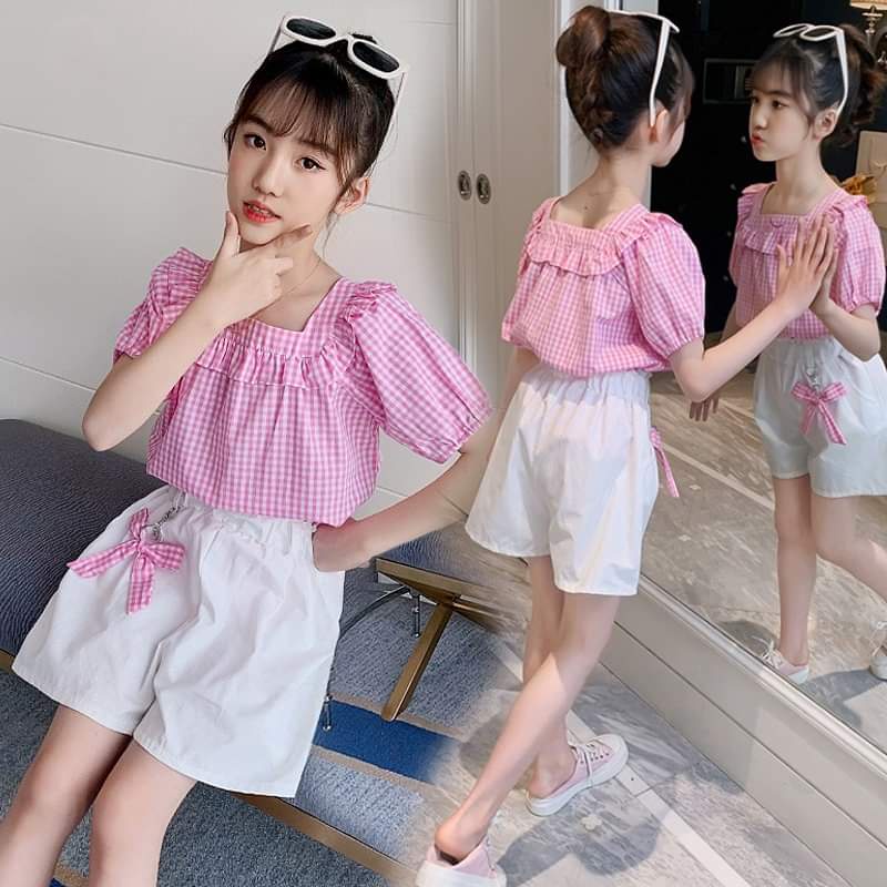 Baju Setelan Anak Perempuan Import Sierra