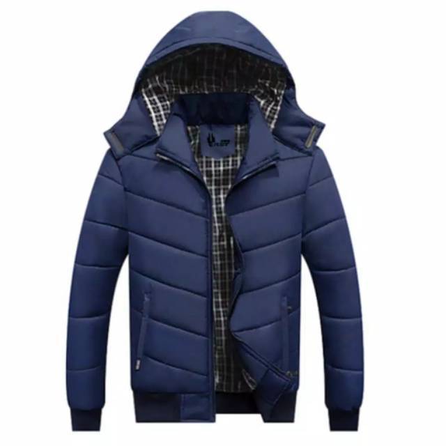 Jaket winter / jaket Hoodie vest pria di musim dingin