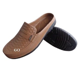 gos ATT ABK 581 &amp; ABK 550 SEPATU SLOP PRIA Sepatu Formal Tanpa Tali Bahan Karet Nyaman Dan Ringan