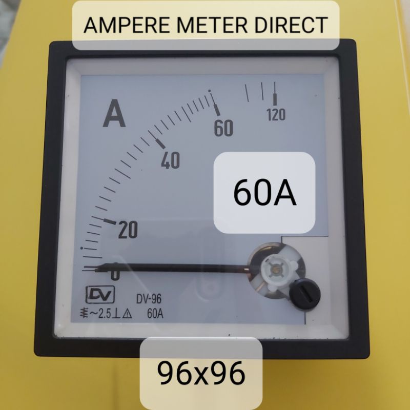 Ampere Meter 60A DIRECT / Ampere Meter Non CT