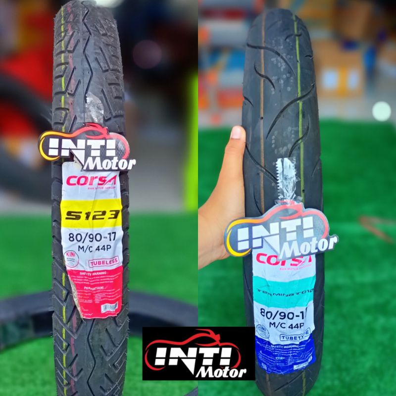Ban CORSA 80/90 ring 17 Terminator dan S 123 TIRES 80 90 RING17 Tubetype Ban Corsa 8090 ring17 Tubet