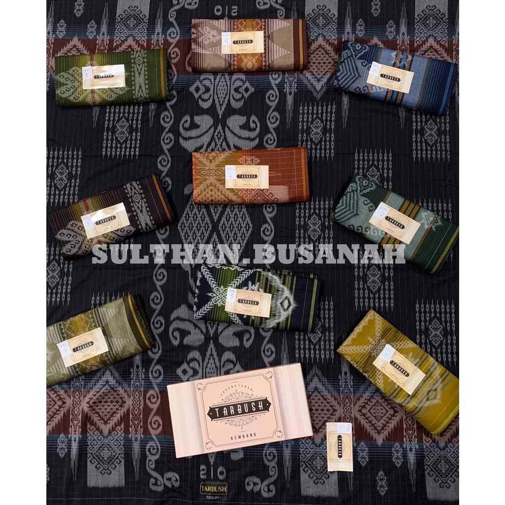 SARUNG TENUN TARBUSH TARBUS SAPPHIRE UKHUWAH KEMBANG