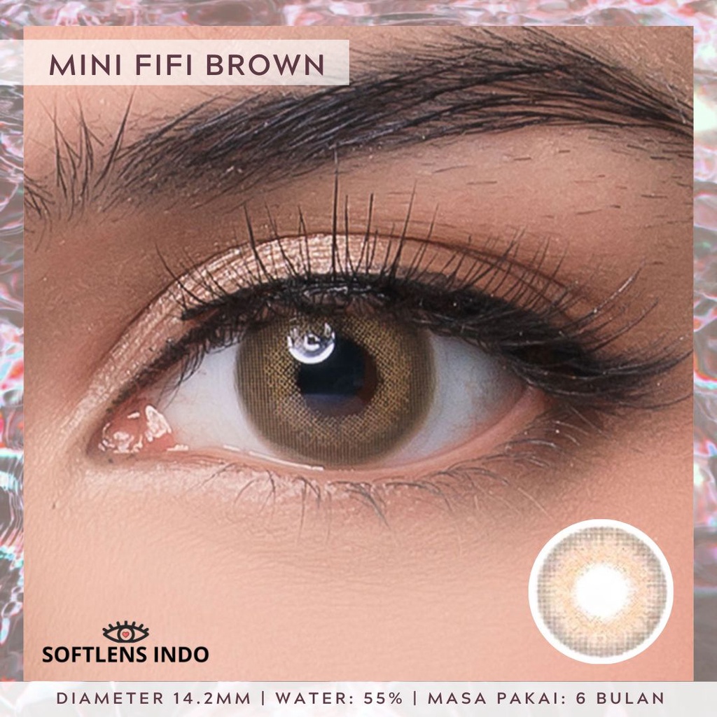 Softlens Kitty kawaii mini fifi brown/ coklat