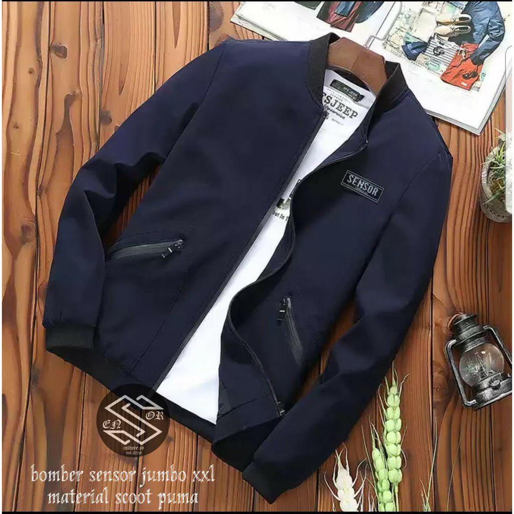 Jaket bomber Jumbo - Jaket bomber pria - Bomber jumbo pria