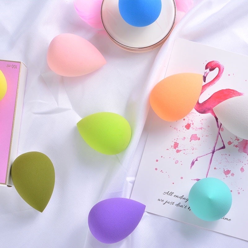 Beauty Blender Tear Drop Egg Spons Make Up colorfull Sponge Telur Alat Kosmetik Spons Telor