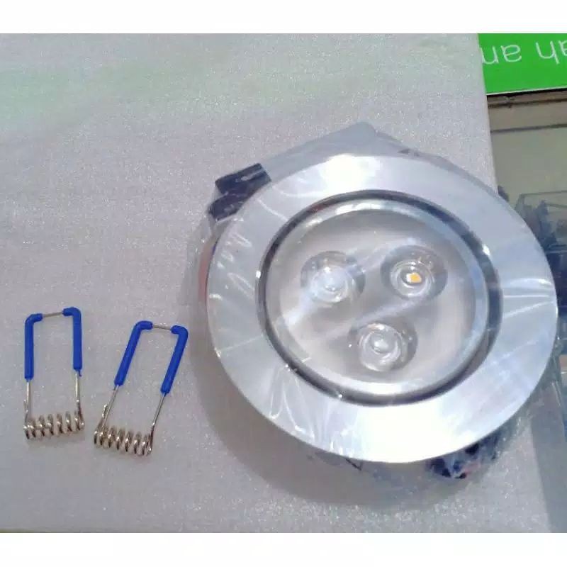 Lampu Downlight led panel 3 Mata 3 watt lampu led Lemari dekorasi interior Winglock