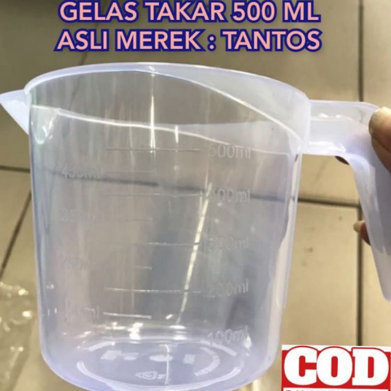 GELAS TAKAR 500 Ml LION STAR TEBAL MURAH / GELAS UKUR TAKARAN