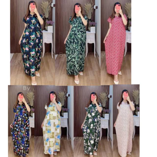 Daster motif kain adem