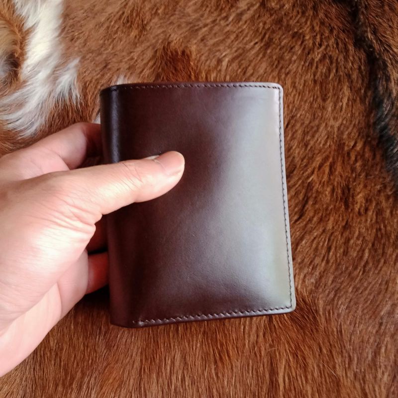 Dompet Kulit Sapi Asli Pull Up 3 Dimensi // Ukuran 12x9cm