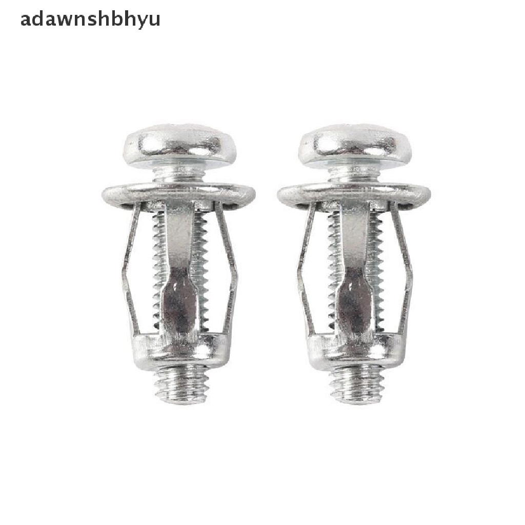 Adawnshbhyu 10pcs M5/M6 Jack Nuts Sekrup Mur Kelopak Sekrup Logam Mobil Untuk Kulit Besi Dinding Hollow