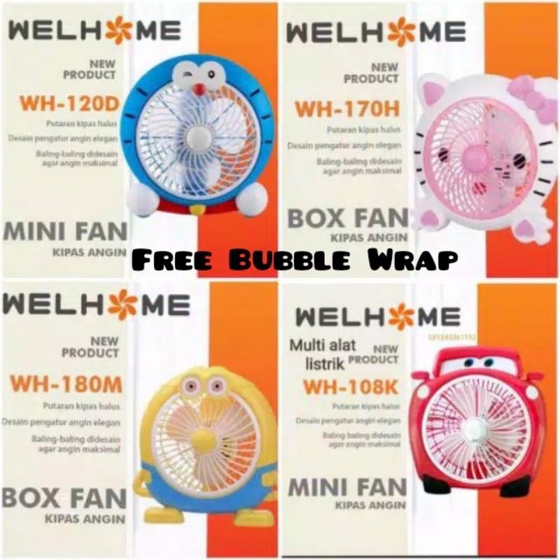 Kipas Angin Karakter/ Kipas Karakter Welhome