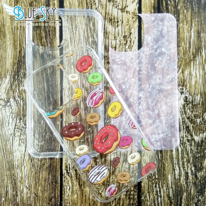 CASING PREMIUM CASE SOFTCASE HARDCASE ANTICRACK DONAT IPHONE 11 PRO