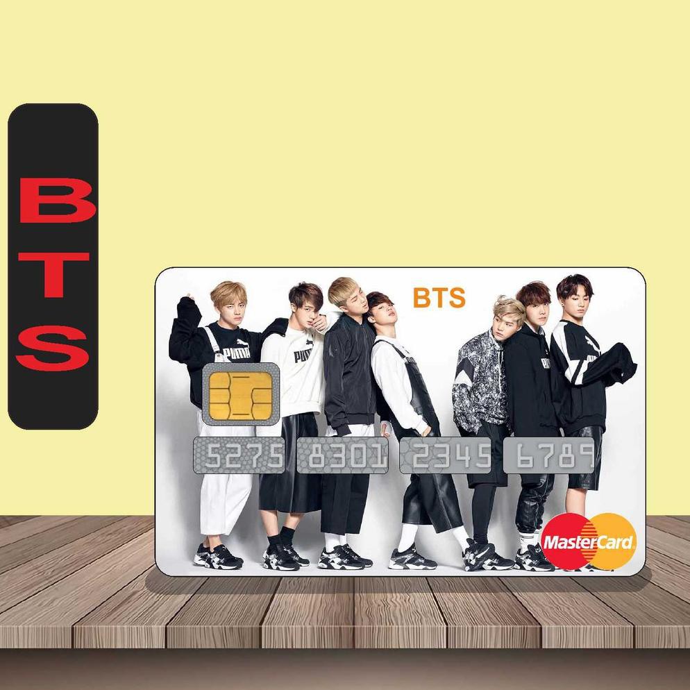 

Fd5Code Sticker Stiker atm Card Bts Kpop Kartu Flazz bca E toll(ready)G5Y3