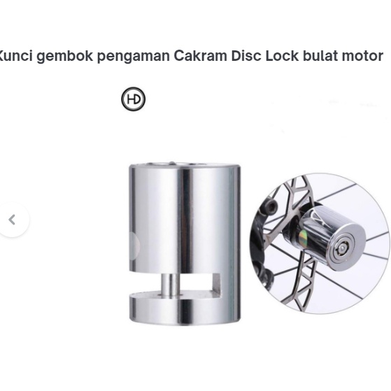 kunci disc cakram igawa/ kunci cakram disk lock / kunci pengaman MOTOR/ gembok cakram disc universal