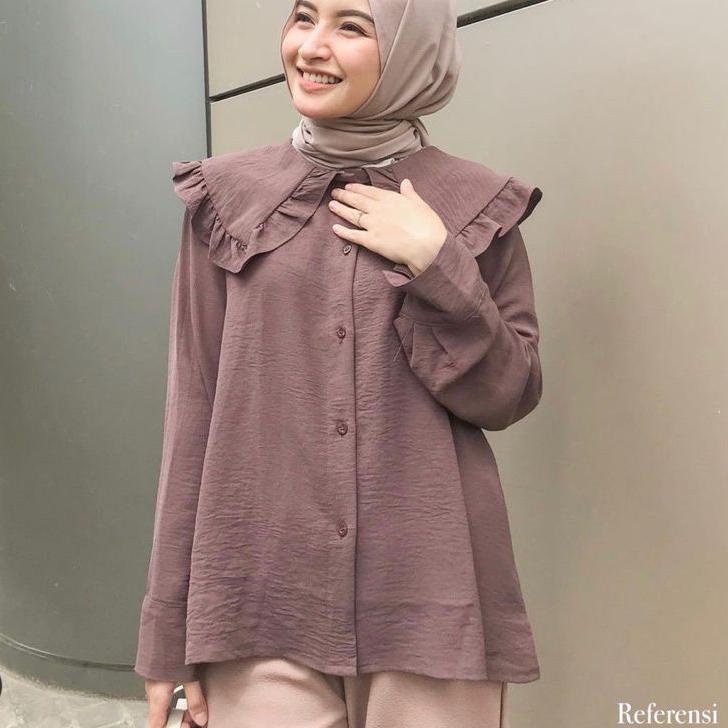 Paling Diminati DERA BLOES URAGIRI~BLOES BAHAN Crinkle URAGIRI