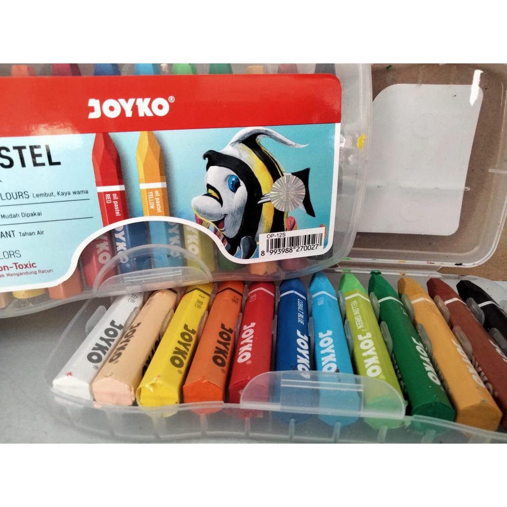 JOYKO CRAYON 12 WARNA/ JOYKO OP-12S SEA WORLD