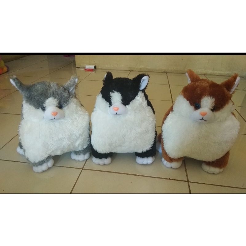 boneka kucing anggora lucu imut halus dan lembut