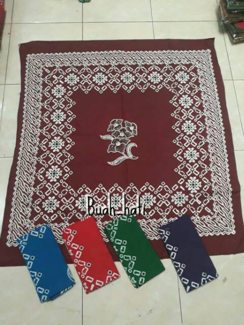 Taplak Meja Batik Murah Kantor Meja Guru Sovenir 115x110cm