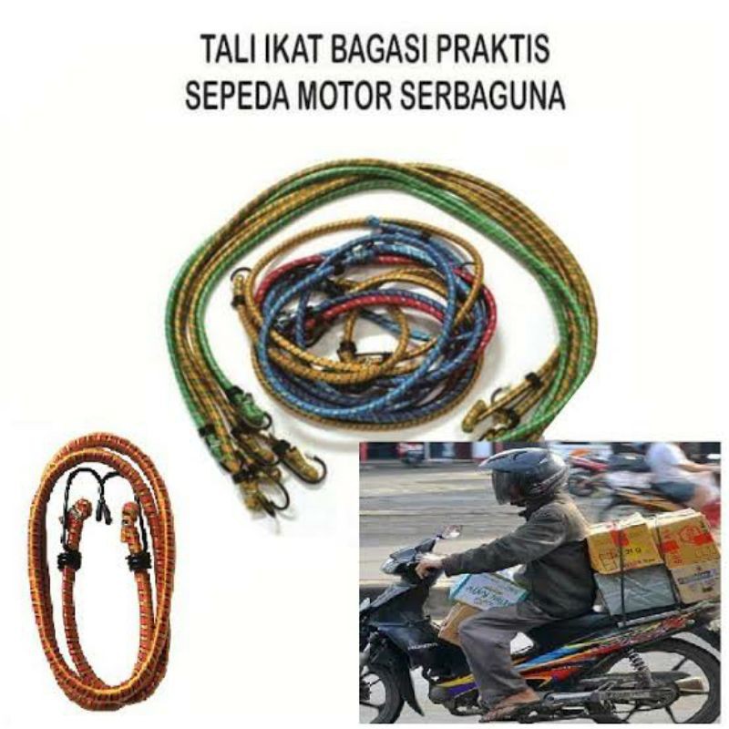 TALI BARANG Bagasi Sepeda Motor Panjang Tali Pengikat 1 M Serbaguna Multifungsi Kuat