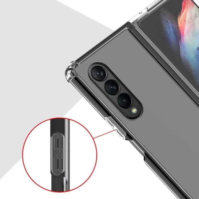 Case Samsung Galaxy Z Fold 3 5G / Z Flip 3 Clear Case Transparan Anti Crack Soft Casing