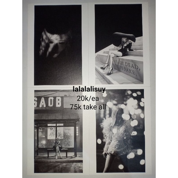 postcard & sticker album R rose sharing