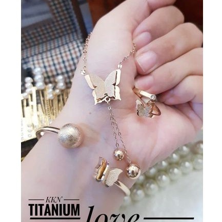 TiTanium set perhiasan wanita o638383