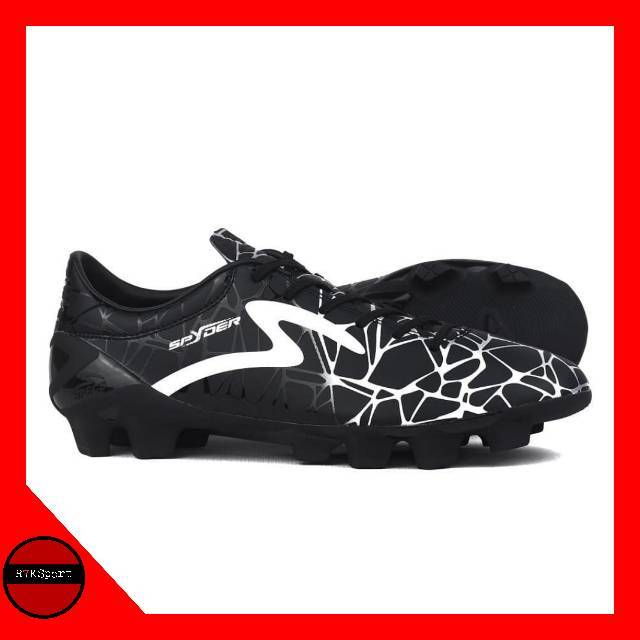 Sepatu Bola Specs Accelerator Spyder FG Black Silver Original