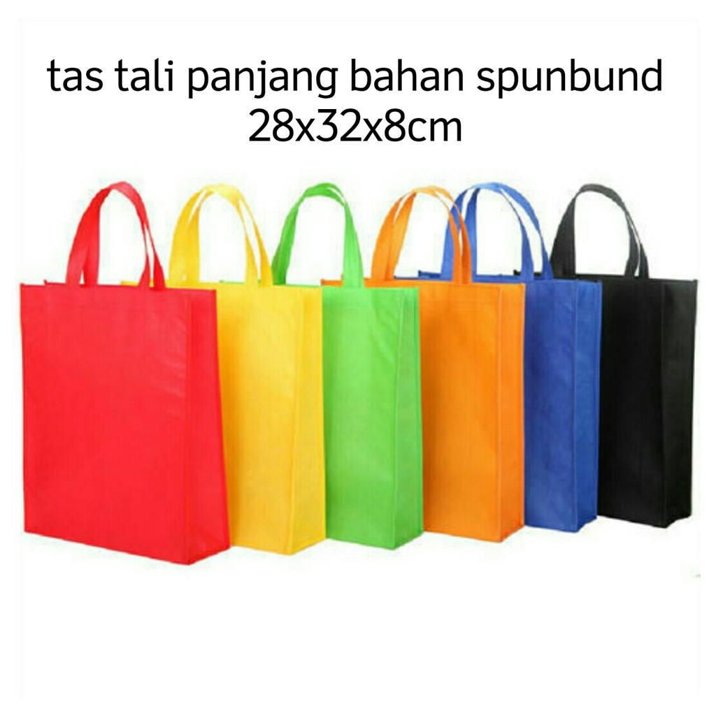 Tote Bag Wanita Tali  Panjang Tas Souvenir Size 28X32X8CM 6 PCS