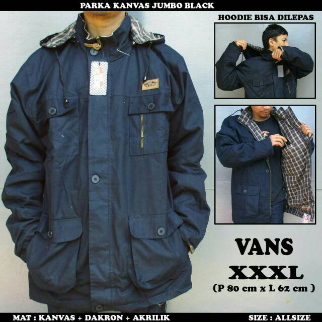 Jaket parka pria parka jumbo XXXL ada 4 pilihan