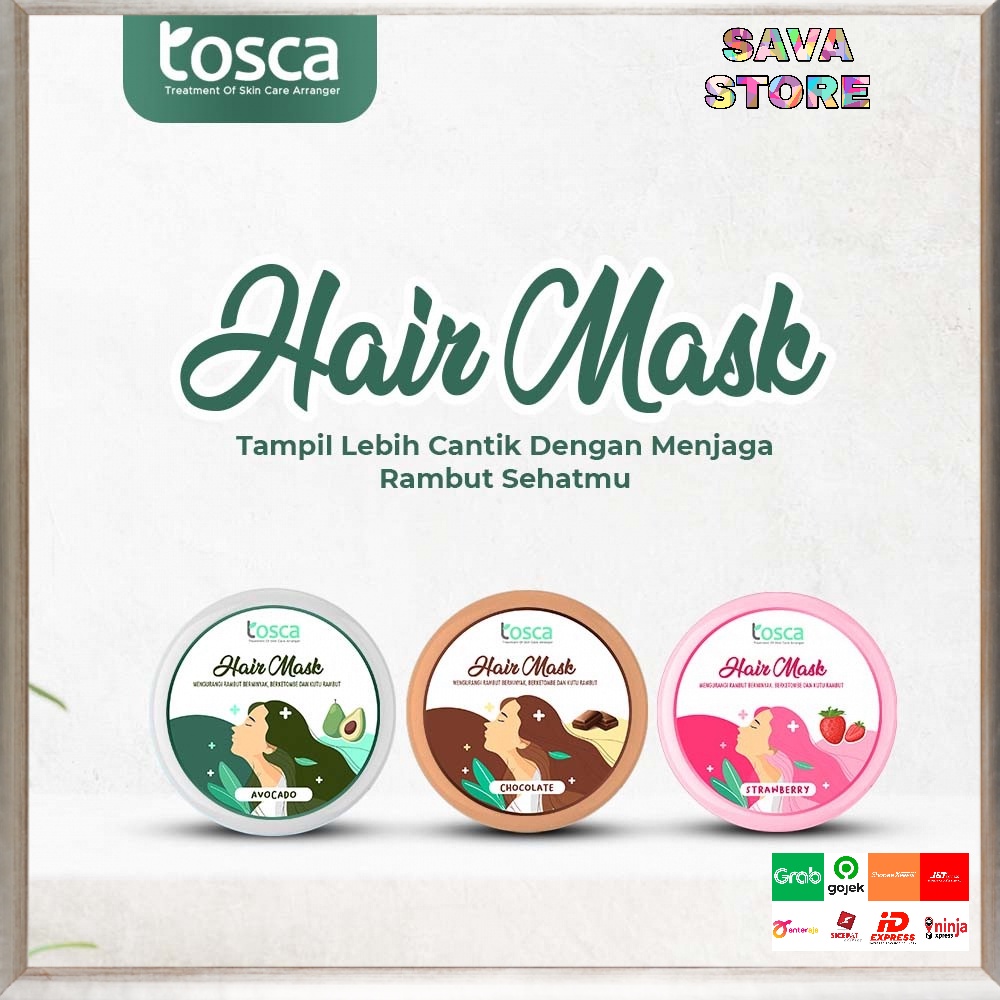 HAIR MASK CREAMBATH ALA SALON TOSCA MASKER RAMBUT PREMIUM - CREAMBATH RAMBUT ALA SALON