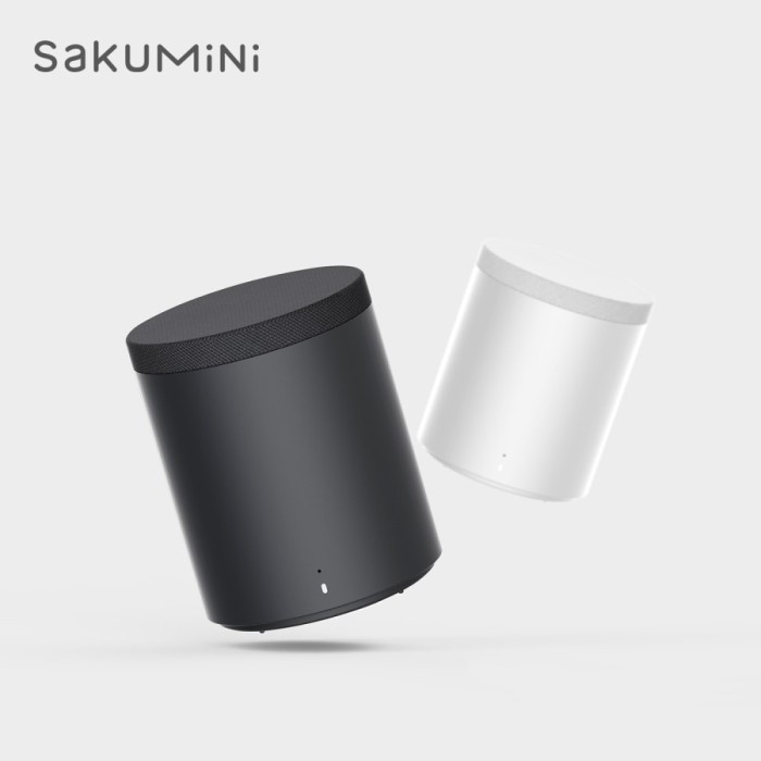 Sakumini T5 Wireless Charging Mini Portable Bluetooth Speaker Stereo - Hitam