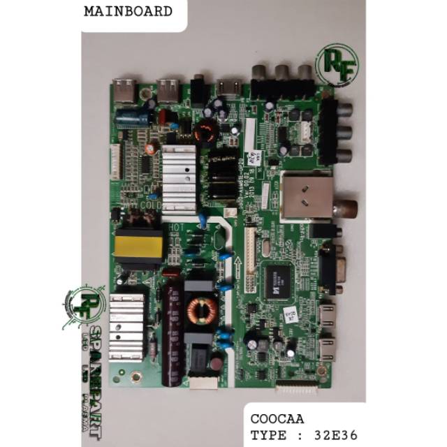 MB TV LED COOCAA 32E36  Mainboard tv coocaa 32e36  Mesin coocaa 32e36