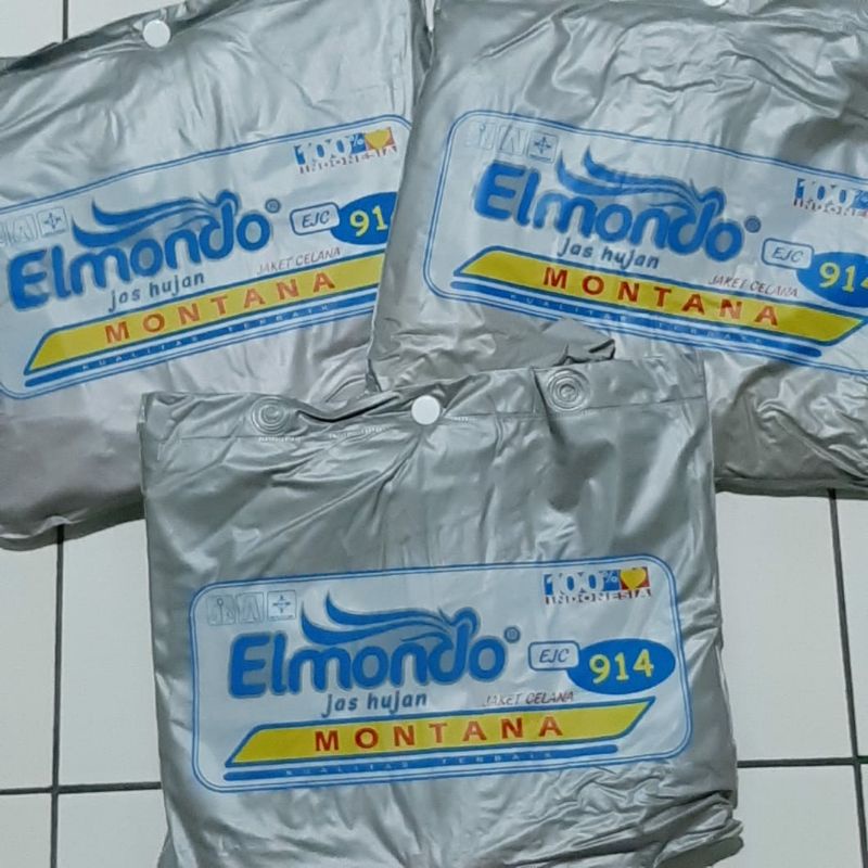 urd E914 ELMONDO JAS HUJAN SETELAN JAKET CELANA MONTANA KWALITAS TERBAIK DI KELAS NYA , HARGA HEMAT