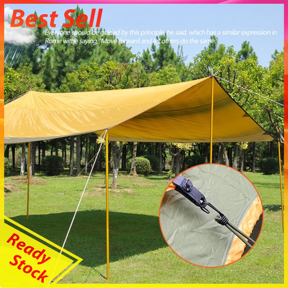 Elastic Tent Rope Camp Canopy Luggage Stretch Buckle Ground Nail Fix Strap