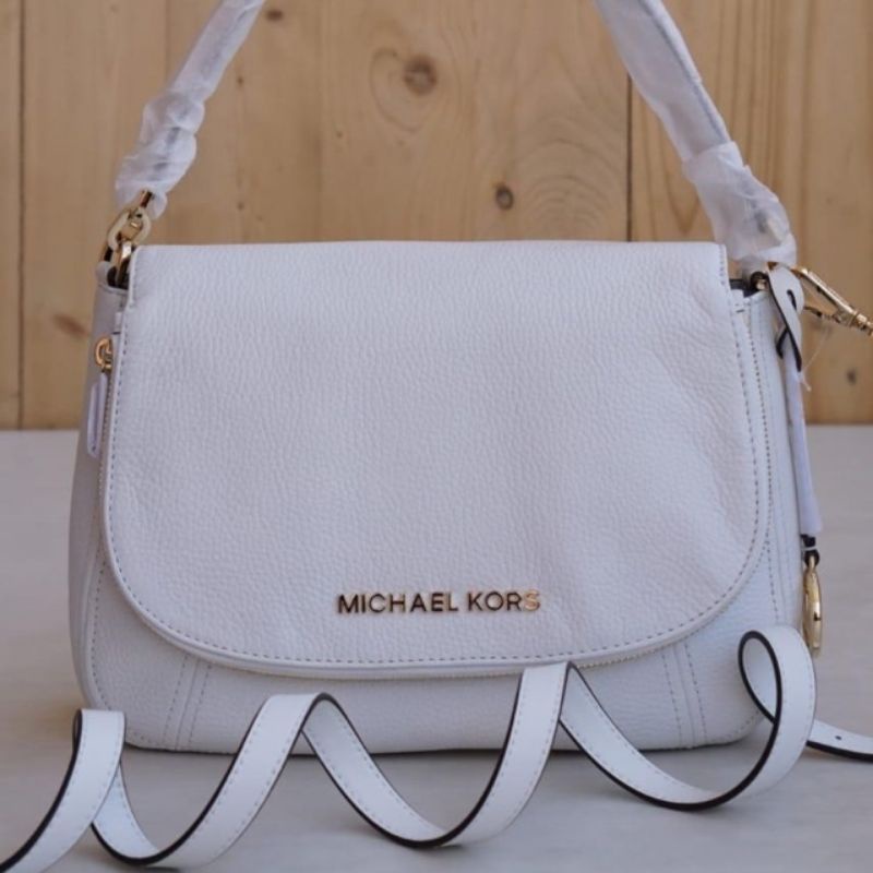 MK Bedford Medium Convertible Shoulder white opt