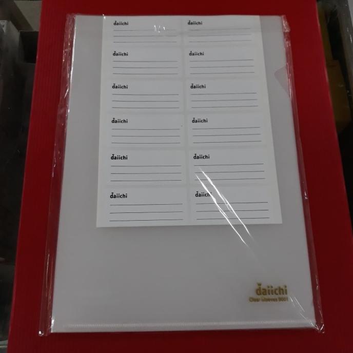 

BISA BAYAR DITEMPAT Map L Clear Holder clear sleeves A4 9001 Daiichi KOMPLIT Kode 679
