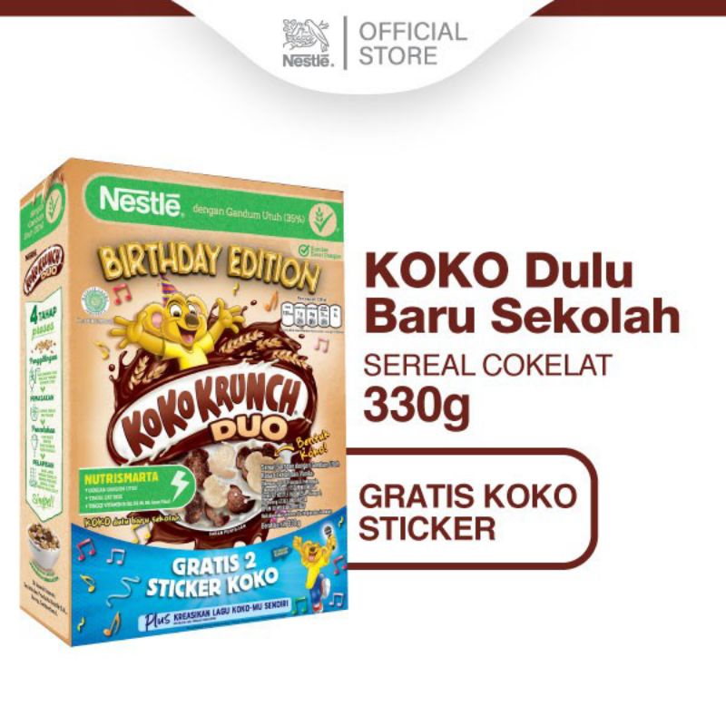 

NESTLE KOKOKRUNCH DUO CEREAL BOX 330 GRAM KOKO KRUNCH DUO MENU SARAPAN MURAH