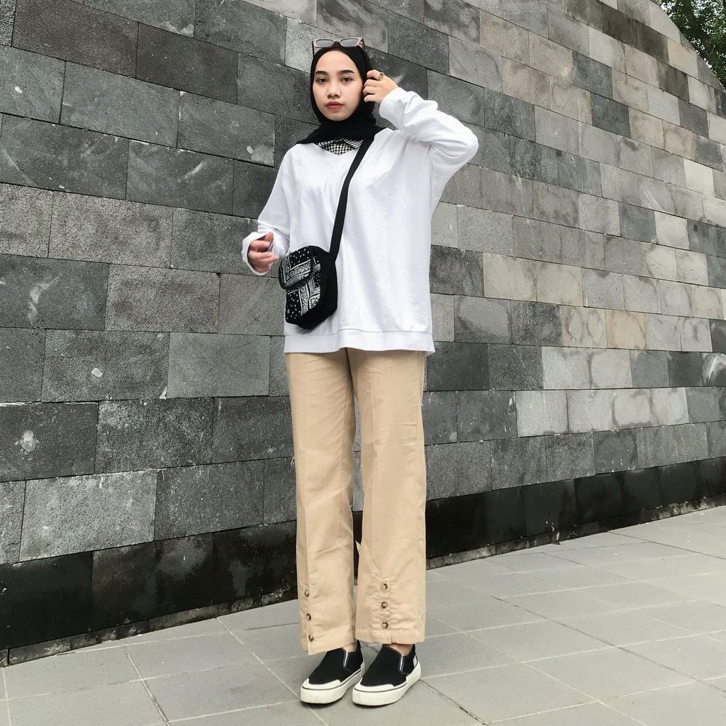 1KG MUAT 4PCS | BUTTON PANTS CELANA PANJANG LINEN RAMI KANCING OOTD SELEBGRAM KOREAN STYLE FASHION GROSIR WANITA TERBEST SELLER