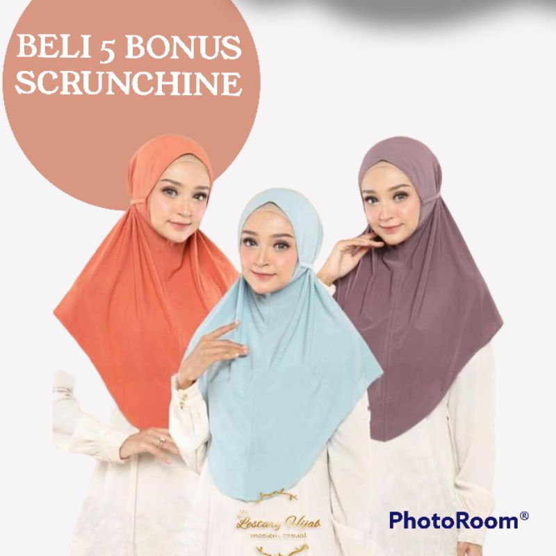 Hijab bergo TALI Jersey premium jilbab instan jersey hijab instan jersey bergo jersey no pet jilbab 