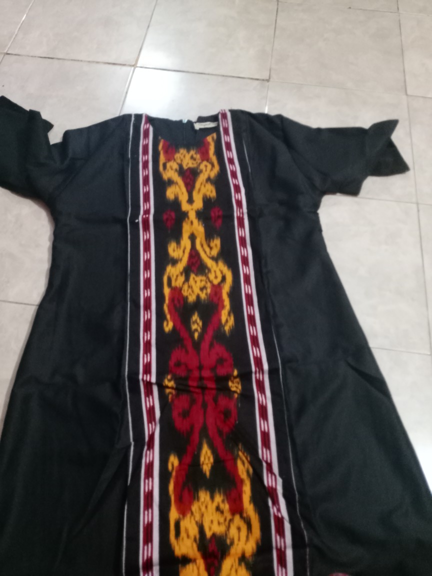 Dt Collection Tunik Batik Kampus Wanita / Cewek Lengan 7/4 / Tunik Modern