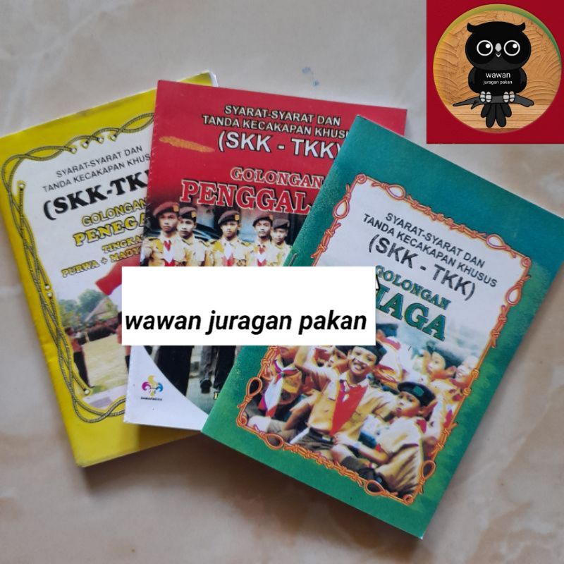 buku SKK PENGGALANG, BUKU SKK PENENGAK BUKU SKK SIAGA,BUKU PRAMUKA