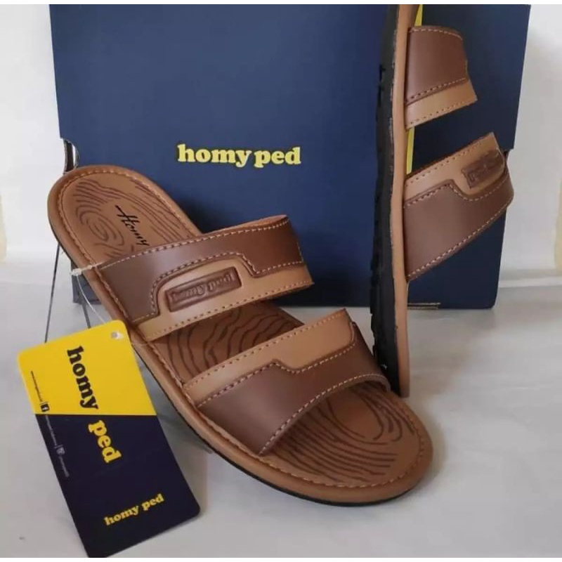 sandal slide homy ped samalona 02 coklat