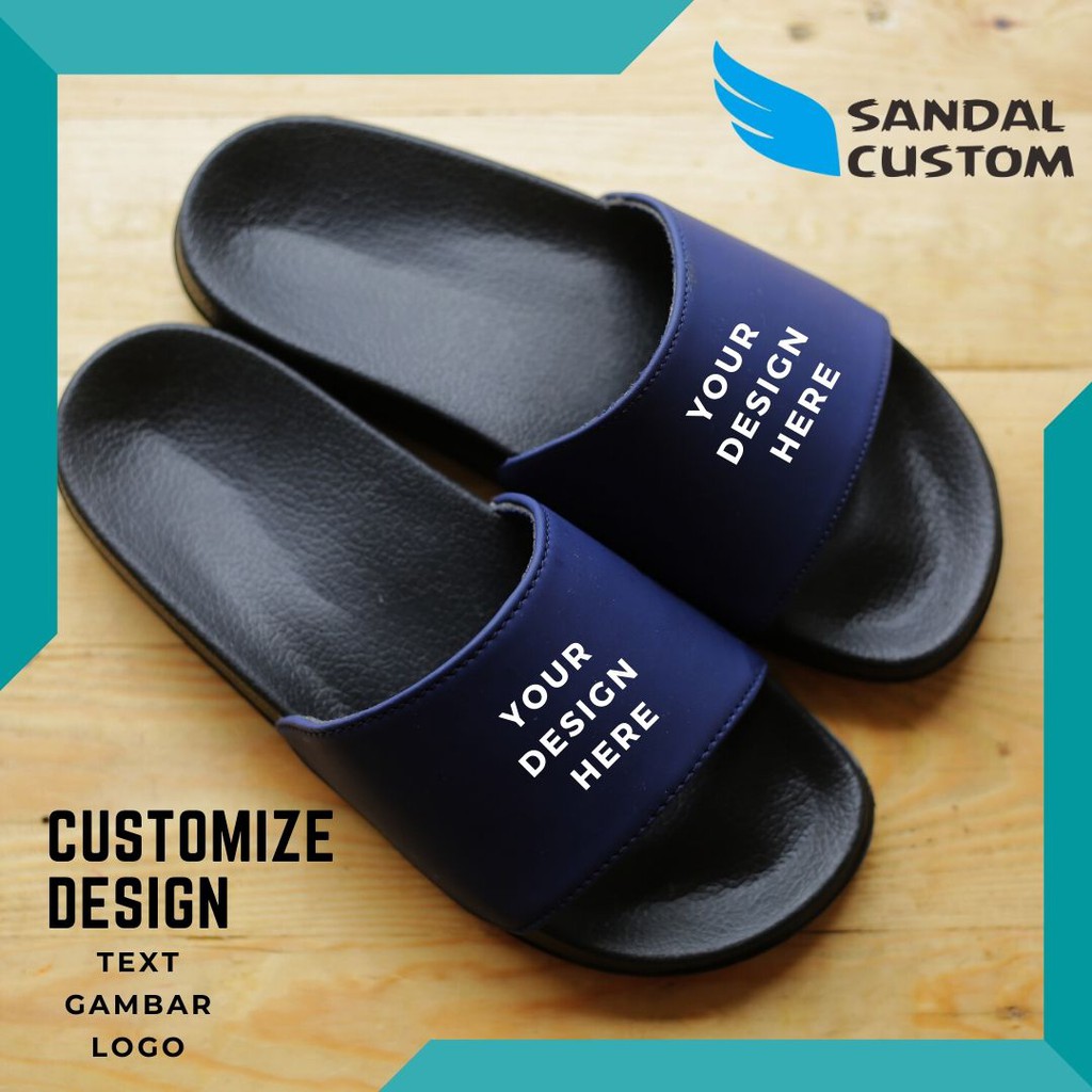 custom sandal slip on