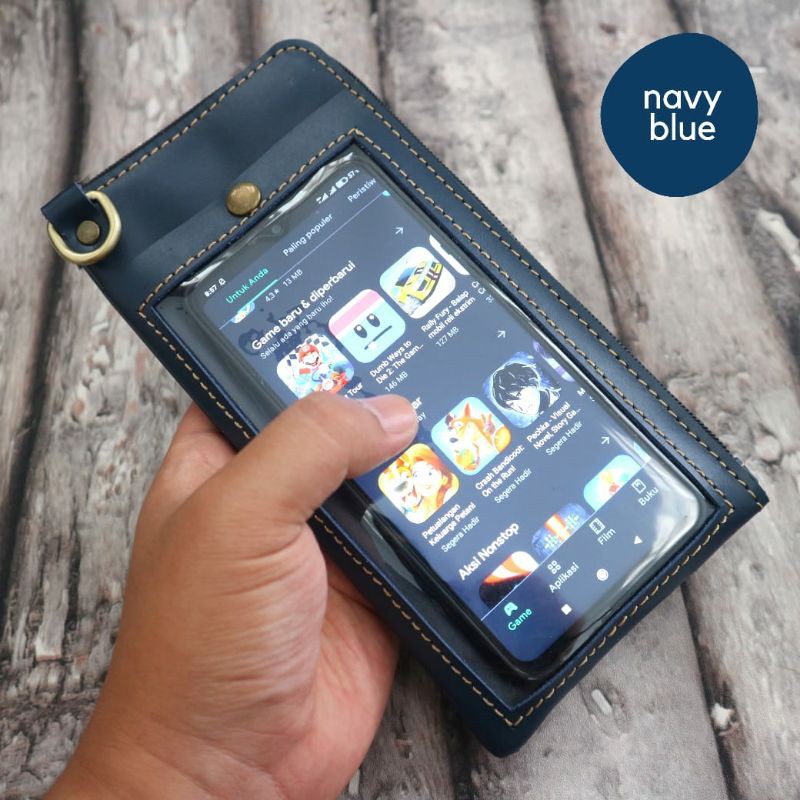 Tas hp asli kulit garut