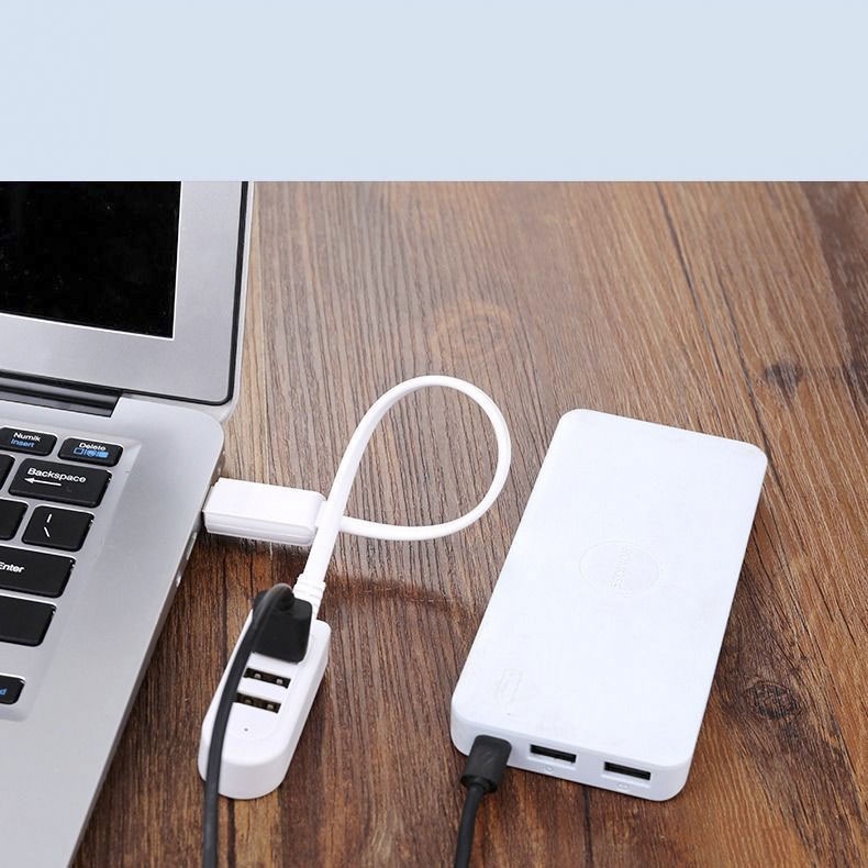 aaoottuuoo5.id Cod   Portable USB Splitter 3USB Extension Cable Multi-Port Converter Extension (1USB Device Transfer 2USB Charging)