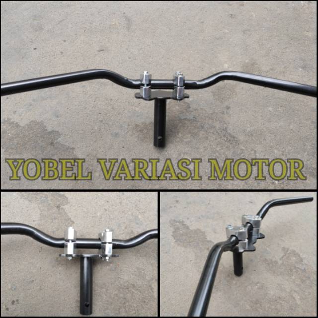 STANG STIR RZR DUDUKAN STANG MOTOR BEBEK DAN MATIK HONDA PAKETAN STANG HONDA BEAT, SUPRA, VARIO