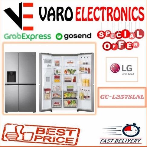 LG GC-L257SLNL KULKAS SIDE BY SIDE GCL257SLNL GCL257 GC-L257 257SLNL