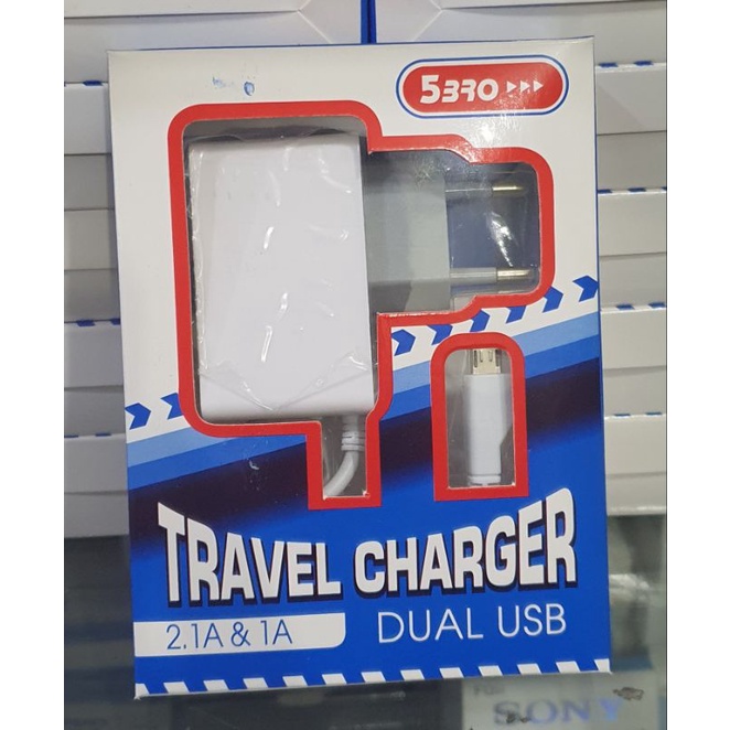 CHARGER SAMSUNG S4 2USB (2.1A) 5BRO