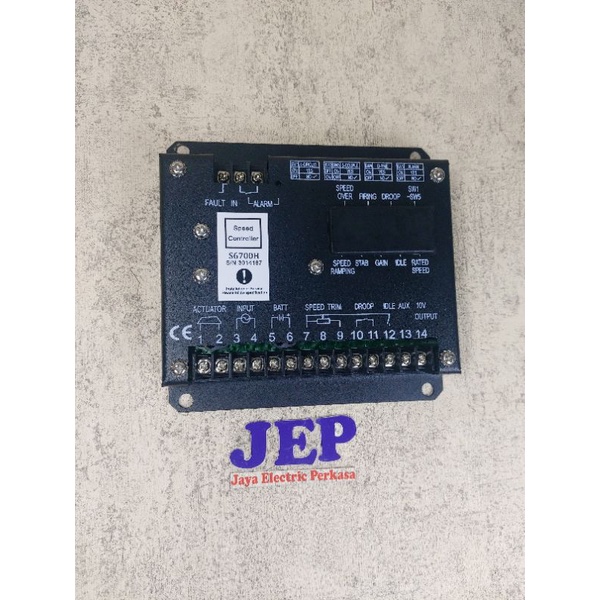 ENGINE SPEED CONTROL S6700H GOVERNOOR SPEED CONTROL GENSET S6700H